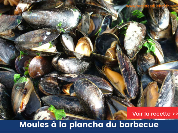 Moules à la plancha du barbecue